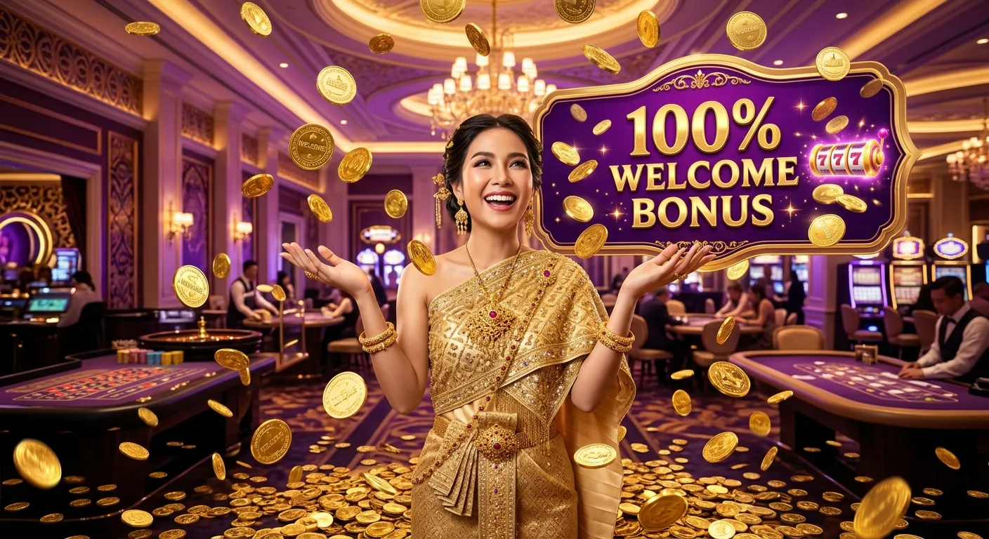 โบนัสต้อนรับ satu789 100% สูงสุด 5,000 บาท
